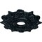 Ekena Millwork Preston Ceiling Medallion (Fits Canopies up to 4"), Hand-Painted Night Shade, 17 1/2"OD x 4"ID x 1"P CM17PRNSF - alternate 3